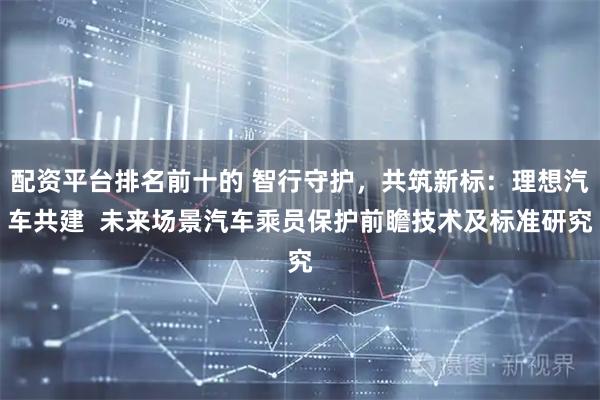 配资平台排名前十的 智行守护，共筑新标：理想汽车共建  未来场景汽车乘员保护前瞻技术及标准研究